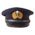 Original WWII Imperial Japanese Navy IJN Officer Visor Cap with Directly Embroidered Kanji Markings Original Items