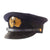 Original WWII Imperial Japanese Navy IJN Officer Visor Cap with Directly Embroidered Kanji Markings Original Items