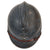 Original French WWI Issue Model 1915 Infantry Adrian Helmet in Horizon Blue with Scarce 1st Pattern Liner & Chinstrap - Rare Large Size