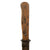 Original German WWII Wood Handle Nahkampfmesser Trench Fighting Knife with Steel Boot Scabbard