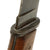 Original German WWII Wood Handle Nahkampfmesser Trench Fighting Knife with Steel Boot Scabbard