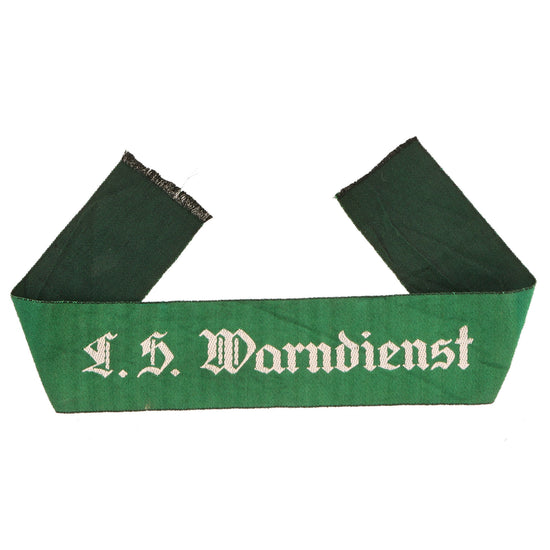 Original German WWII Luftschutz Air Raid Protection Warning Service Armband