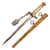 Original German WWII Kriegsmarine 2nd Model Naval Dagger by W.K.C. Waffenfabrik with Lightning Bolt Scabbard and Portepee