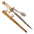 Original German WWII Kriegsmarine 2nd Model Naval Dagger by W.K.C. Waffenfabrik with Lightning Bolt Scabbard and Portepee