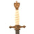 Original German WWII Kriegsmarine 2nd Model Naval Dagger by ALCOSO of Solingen with Hammered Scabbard and Hangers, circa 1940 - 1943