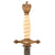 Original German WWII Kriegsmarine 2nd Model Naval Dagger by ALCOSO of Solingen with Hammered Scabbard and Hangers, circa 1940 - 1943