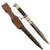 Original German WWII Luftwaffe Single Etched Long 98k Dress Bayonet by Lauterjung & Sohn Puma-Werk with Scabbard and Frog