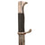 Original German WWII Heer Army Single Etched 98k Dress Bayonet by Carl Eickhorn with Shortened Blade, Scabbard and Patent Leather Frog