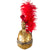 Original French Restoration Era Model 1825 Carabinier Brass Helmet with Red Plume - Possibly Dated 1831 Original Items