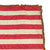 Original U.S. Civil War Handsewn Silk Regulation Size 34-Star Infantry National Regimental Colors Flag with Oil-Painted Stars - Needs Museum-Grade Framing - 73 x 77” Original Items