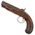 Original Irish “Walking Pistol” Large Bore .75 Caliber Percussion Converted Overcoat Pistol by Thomas Fowler of Dublin with County Cavan Marking, Circa 1800 Original Items