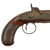 Original Irish “Walking Pistol” Large Bore .75 Caliber Percussion Converted Overcoat Pistol by Thomas Fowler of Dublin with County Cavan Marking, Circa 1800 Original Items