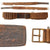 Original U.S. Indian Wars M1876 Type 1 Prairie Cartridge Belt with Scarce 1879 Trials Adapter Brass Rings by Watervliet Arsenal - As-Is