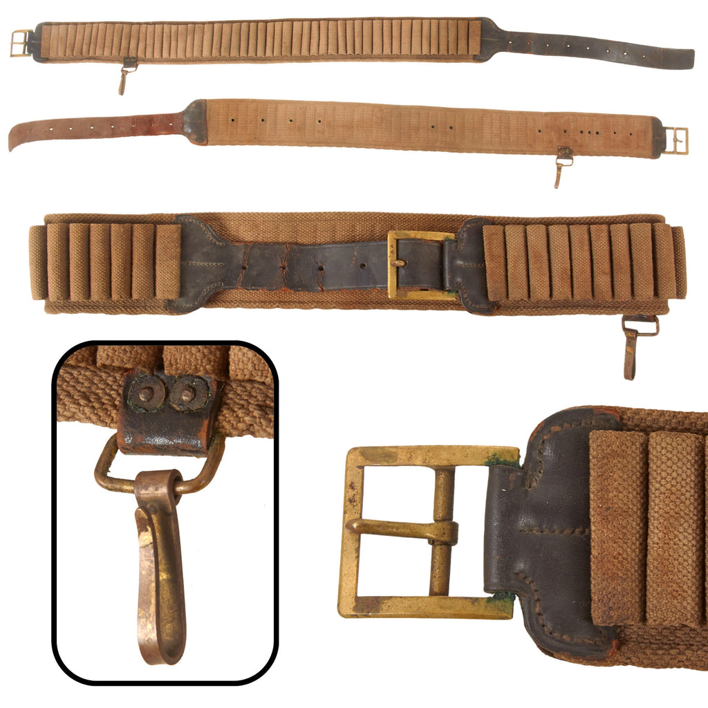Original U.S. Indian Wars M1885 Prairie Belt with Hook by Rock Island Arsenal for Springfield Trapdoor .45-70