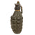 Original U.S. WWII Inert MkII Pineapple Grenade with Yellow Ring & Fuze Cutaway Visual Training Aid from Aberdeen Proving Grounds