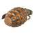 Original U.S. WWII Inert MkII Yellow Early “Fat Bottom” Variant Body High Explosive Pineapple Grenade with Loose M10A3 Fuze