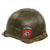 Original U.S. Korean War WWII Rear Seam M1-C Airborne Paratrooper Helmet Reissued in 1950s with 82nd Airborne Division Decal & Rigger-Modified MSA Jump Liner Original Items