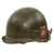 Original U.S. Korean War WWII Rear Seam M1-C Airborne Paratrooper Helmet Reissued in 1950s with 82nd Airborne Division Decal & Rigger-Modified MSA Jump Liner Original Items
