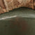 Original U.S. Korean War USMC Rear Seam Swivel Bale M1 Helmet with MSA Liner & Torn Blue Anchor USMC Cover With Stenciled Eagle, Globe and Anchor