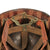 Original U.S. Korean War USMC Rear Seam Swivel Bale M1 Helmet with MSA Liner & Torn Blue Anchor USMC Cover With Stenciled Eagle, Globe and Anchor