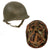 Original U.S. Korean War WWII M1-C Airborne Paratrooper Helmet Reissued in 1950s with 82nd Airborne Division Decal & Factory Westinghouse Jump Liner Original Items