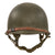 Original U.S. Korean War WWII M1-C Airborne Paratrooper Helmet Reissued in 1950s with 82nd Airborne Division Decal & Factory Westinghouse Jump Liner Original Items