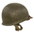 Original U.S. Korean War WWII M1-C Airborne Paratrooper Helmet Reissued in 1950s with 82nd Airborne Division Decal & Factory Westinghouse Jump Liner Original Items