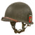 Original U.S. Korean War WWII M1-C Airborne Paratrooper Helmet Reissued in 1950s with 82nd Airborne Division Decal & Factory Westinghouse Jump Liner Original Items