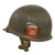 Original U.S. Korean War WWII M1-C Airborne Paratrooper Helmet Reissued in 1950s with 82nd Airborne Division Decal & Factory Westinghouse Jump Liner Original Items