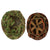 Original U.S. WWII USMC Front Seam Swivel Bale M1 Helmet with Westinghouse Liner and 2nd Pattern USMC Camouflage “Frogskin” Cover with Hand-Painted EGA Original Items