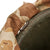Original U.S. WWII USMC Front Seam Swivel Bale M1 Helmet with Westinghouse Liner and 2nd Pattern USMC Camouflage “Frogskin” Cover with Hand-Painted EGA Original Items