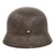 Original German WWII Luftwaffe Single Decal M40 Steel Helmet with Partial 59cm M31 Liner, Stamped Q66
