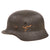 Original German WWII Luftwaffe Single Decal M40 Steel Helmet with Partial 59cm M31 Liner, Stamped Q66