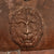 Original Belgian WWI Issue French Model 1915 Adrian Helmet with Lion Head Badge and Chinstrap - Reproduction Liner