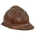 Original Belgian WWI Issue French Model 1915 Adrian Helmet with Lion Head Badge and Chinstrap - Reproduction Liner