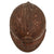 Original Belgian WWI Issue French Model 1915 Adrian Helmet with Lion Head Badge and Chinstrap - Reproduction Liner