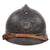 Original French WWI M1915 Adrian Mountain Trooper Chasseurs Helmet with Liner & Chinstrap - Horizon Blue