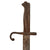 Original Italian M1871 Vetterli Rifle Long Spring Sword Bayonet with Cut-Out Muzzle Ring - Unshortened