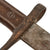 Original Italian M1871 Vetterli Rifle Long Spring Sword Bayonet with Cut-Out Muzzle Ring - Unshortened