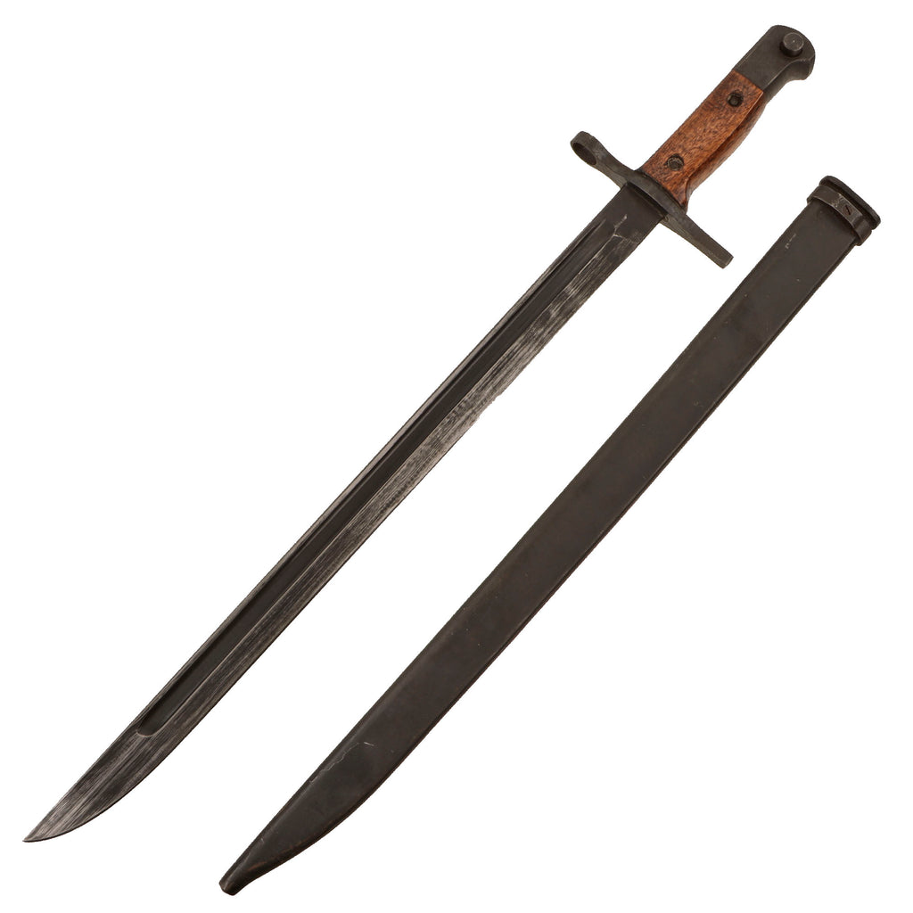 Original Japanese WWII Type 30 Arisaka Bayonet by Matsushita National Denki with Steel Scabbard