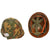 Original U.S. Vietnam War USMC M1 Helmet with Incountry-Made ERDL Cover Made from Ripstop Fatigues with Marine Boonie Hat & Accessories