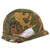 Original U.S. Vietnam War USMC M1 Helmet with Incountry-Made ERDL Cover Made from Ripstop Fatigues with Marine Boonie Hat & Accessories