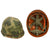 Original U.S. Vietnam War M1 Helmet with Mitchell Pattern Camouflage Cover, Liner and Helmet Band - Complete