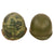 Original U.S. Vietnam War M1 Helmet with Mitchell Pattern Camouflage Cover, Liner and Helmet Band - Complete