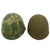 Original U.S. Vietnam War M1 Helmet with Mitchell Pattern Camouflage Cover, Liner and Helmet Band - Complete Original Items