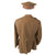 Original U.S. WWII CBI AAF Technical Sergeant Uniform Group with Indian-Made Wings, Visor Cap, and Binder of Research with Photo of Soldier in this Uniform - Eugene E. Kowalski