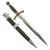 Original German Pre-WWII Luftwaffe 1st Model Fliegerdolch by E. & F. Hörster of Solingen with Leather Scabbard