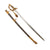 Original U.S. Civil War M1850 Foot Officer Sword by Ames Mfg. Co. with Brass Mounted Steel Scabbard & Sword Knot
