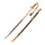 Original U.S. Civil War M1850 Foot Officer Sword by Ames Mfg. Co. with Brass Mounted Steel Scabbard & Sword Knot