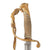 Original U.S. Civil War M1850 Foot Officer Sword by Ames Mfg. Co. with Brass Mounted Steel Scabbard & Sword Knot